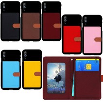 삼성 갤럭시 S6 엣지 케이스 SM-G925S-SM-G925K-SM-G925L 전용 카드 수납 지갑 핸드폰 젤리케이스-쉐드PN