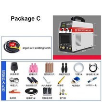 전기 아크용접기 소형 가정용 이동형 스팟용접기 2 in 1 ARCTIG IGBT 인버터 아크 전기 용접기 220V 250A MMA 용접기 용접 작업, 더블 버튼 C, 03 Double buttons C
