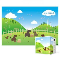 108피스 직소퍼즐 - 제주 말목장 (미니), 단일옵션