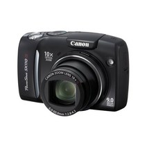 Canon Powershot SX110IS 9MP 디지털 카메라 10x 광학 이미지 안정화 줌 (블랙), 블랙.