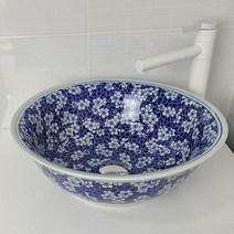 탑볼형 9505 블루썸 세면기