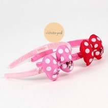 미니마우스 봉제리본 머리띠(랜덤발송)