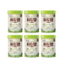 [리뉴얼] 파스퇴르 바른목장 원유 무항생제 위드맘 2단계 750g 6캔