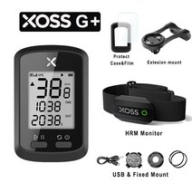 자전거 사이클 속도계XOSS-G 플러스 G 자전거 GPS 컴퓨터 무선 속도계 방수 도로 산악 블루투스 ANT   사, 08 G Plus HRM