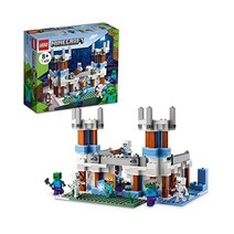 LEGO Minecraft The Ice Castle 21186 Building Toy Set for Kids Girls and Boys Ages 8+(499 Pieces) M