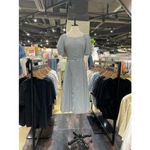 이랜드 [로엠]로엠 시어서커 퍼프소매 롱원피스 RMOWB26R32_강남점