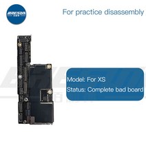 아이폰 메인보드 X XS XSM 전기종 부품 손상된 보드 with nand for iphone x xs 11 12 pro max practice manual 불량 마더보드, 아이폰 xs용