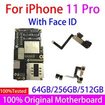 아이폰 11 프로용 플레이트 로직 보드 맥스 메인보드용 iOS 시스템 마더 지원, 04 11Pro 256 With Face