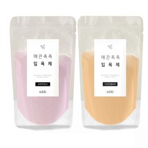 소비아 천연 거품입욕제 가루-2종/배쓰밤/반신욕, 입욕제가루, 시크퍼플, 로만핑크