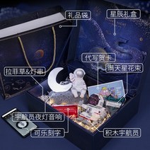 Astronaut 블루투스 오디오 컴퓨터 스피커 새로운 홈 서브우퍼 크리 에이 티브 데스크탑 미니 소형 카드 u 디스크 무선 듀얼 오디오 스마트 야간 조명 우주 비행사 생일 선물, 별이 빛나는 하늘 선물 상자 버전 야간 조명 오디, 공식 표준