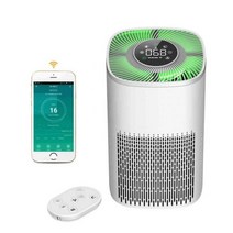 공기청정기필터 스마트 플러그 공기 청정기 클리너 Freshener 복합 Hepa 필터 전화 화면 원격 제어 Sanitizing 기계 홈103403, 01 White_03 UK