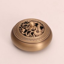 향로 향 홀더 버너 스틱 미니 스탠드 향꽂이 클래식 골동품 플랫 바닥 순수 구리 가정용 실내 장식 젠 백단향 조각, d