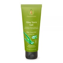 프리마베라 알로에 베라 젤 유기농 75ml - 천연 식물력 신선한 주스 포함 애프터 선 케어 향기와 컬러 뉴트럴 보습 진정 피부 발적 감소 비건 Primavera 426860, 2