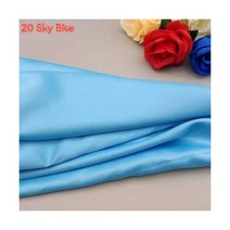 데님원단 천원단 캔버스원단 원단싸게파는곳 동대문원단 청바지실 워싱데님 고밀도 무광 새틴 원단 단색 실크 천 바느질 드레스 안감 의류 배경 장식 수제, 20 Sky Blue+150x100cm