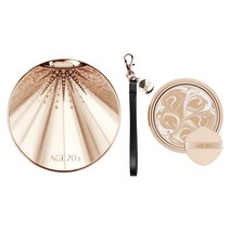 에이지20s 팩트 HG 에센스 커버팩트 오로라 골드 에디션 (본품 + 리필) 에이지투웨니스, 21호 골드 본품1+가죽키링+리필1