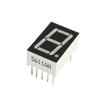 1채널 7세그먼트 FND 빨강 공통음극 DM568