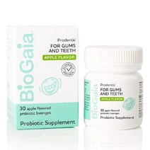 바이오가이아 BioGaia 프로덴티스 잇몸 치아 프로바이오틱스 유산균 사과맛 사탕 30 개