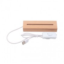 USB 무드등 수면등 인테리어 조명 우드 받침대 RD-10011, 상세페이지 참조
