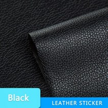 자체 접착 가죽 수정 수리 패치 스틱-소파 자동차 좌석 보조금 PU 벽 종이 방수, 50CM x 137CM, Black