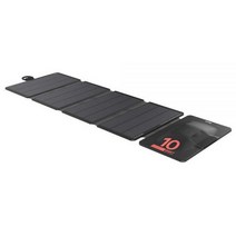 Knog 노그 PWR 10W 접이식 태양광 충전기, One Size Black