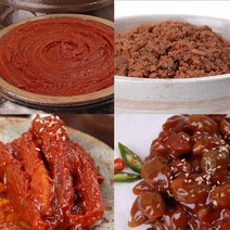 자체브랜드 순창 향적원 장류 선물세트 장아찌 재래된장 찹쌀고추장, 세트1-옹기4종 1번