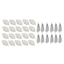 DIY 매달려 만들기 목걸이 귀걸이에 대 한 22pcs 나무와 체인 술 매달려