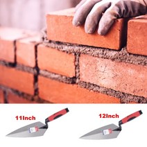 101112 인치 건설 도구 퍼티 나이프 벽돌 흙손 석고 레벨링 용 탄소강 블레이드 bricklaying 칼, 12인치