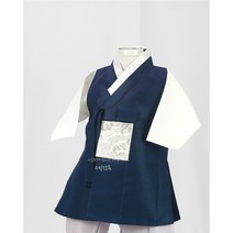 (백일 1~15세) 상빈남아한복 남색쾌자