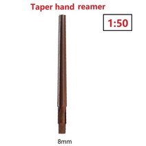 수동 도구 테이퍼 핀 핸드 리머 HSS 합금강 9XC 블레이드 96 실리콘 핸들 기계 CNC 다양한, [05] 8mm, 1개