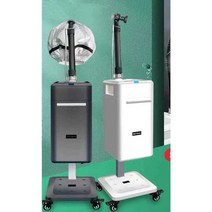 헤어 스팀기 두피 모발 수분 보습 영양 케어 헤어샵, 싱글 헤드 포깅 폴라 화이트(모자 2개 포함)