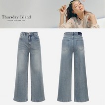 [써스데이아일랜드] DB_ 일자핏 데님 팬츠 T226MJE136W