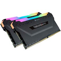 CORSAIR DDR4-3600MHz 데스크탑 PC용 메모리 VENGEANCE RGB PRO 시리즈 16GB [8GB×2장] CMW16GX4M2D3600C18