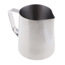 GHSHOP 비누 양초 만들기 투수 붓는 도가니 이중 보일러 초콜릿 립스틱 도가니 커피/우유 거품 투수 300ml/500ml, 실버