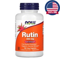 나우푸드 루틴 Rutin 450mg 회화나무 모과나무 100식물성캡슐, 1개, 450mg 100식물성캡슐, 100정