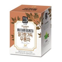 녹차원 간편한 [녹차원] 밀크향가득우롱차 10티백 x 4개 명절 부모님 지인 선물 회사 탕비실 손님접대, 7set