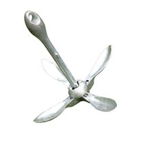 폴딩 접이식 앵커 앙카 해양 세트 카약 기자재 로프 15kg 앵카 보트 선박 닻, 0.7kg 보트 앵커 + 20m 로프