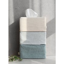 마리 린넨 티슈커버 3color / 티슈케이스 티슈함, 라이트 그레이