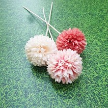 캔들바다 디퓨저스틱 - 동글꽃송이 ( 6색 ) (1pcs) 디퓨저볼, [ 살구 ]