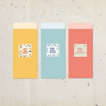 예닮 마음을 담는 꽃 봉투 편지봉투 컬러봉투 규격봉투 무지봉투 소봉투 우편봉투 현금봉투 3종x각10매, 120매