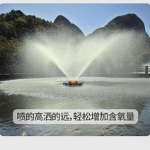 대형 연못 분수 바닥 분수대 산소 순환 펌프 정원, 750W 15미터 코드, 0.5에이커의 연못에 적합