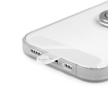 네츄럴파크 스마트폰 TPU 컬러 태그홀더 손목 스트랩 걸이 줄 행온택, 1. TPU컬러태그홀더 투명고리-투명