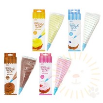 크림 클레이 색상 택1 노즐4개 포함 점토 어린이집선물 하비클레이 케이크만들기, 브라운