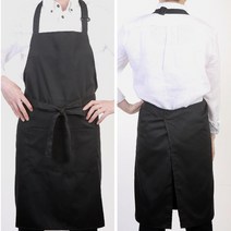 5색 목걸이형 남자 빅사이즈 홀앞치마 제과제빵앞치마 카페 바리스타 주방 쉐프, 브라운