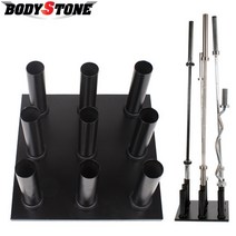 유저핏 BODYSTONE 국산 바벨 중량봉 거치대 정리대 9홀, 1개
