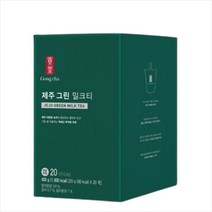 공차 제주그린 밀크티 20T, 400g, 1박스