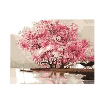 아이러브페인팅 나무와 40X50 아이러브 DIY명화그리기 벛꽃 강 유화 페인팅 세트 8W9D24E8, 단품