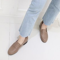 [투나나] 시몬키 빅사이즈 여성 페니 로퍼 단화 (255-270) 2CM