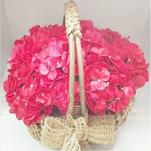영하우스 생일꽃바구니 비누꽃 축하꽃 개업꽃 해바라기꽃 기념일 부모님 생신선물 어버이날 꽃바구니 생신 환갑꽃 칠순꽃바구니 팔순꽃 승진꽃 꽃배달 선물, 수국꽃바구니 레드+축하합니다