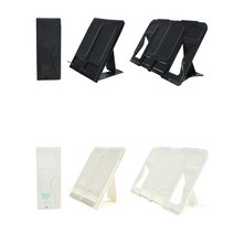양손 자유 독서 접는 폴딩 접이식 태블릿 휴대용 합격 2단 4단 독서대 거치대 책 받침대 지지대, 다크그레이