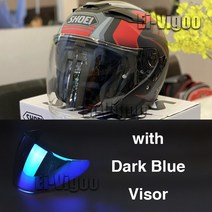 자전거헬맷 바이크헬멧 오픈 페이스 Shoei J-RUISE II GRO T-1 제트 헬멧 오토바이 승마 모토 크로스 레이, [02] L, 06 Blue_02 L